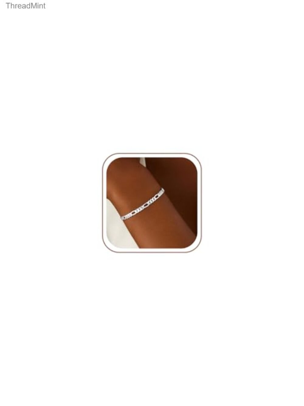 S925 Sterling Silver Figaro Bracelet 5mm Link Chain Bracelet Lobster Claw Clasp